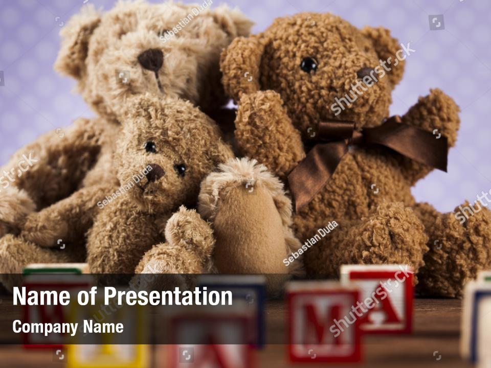 Detail Background Powerpoint Teddy Bear Nomer 32