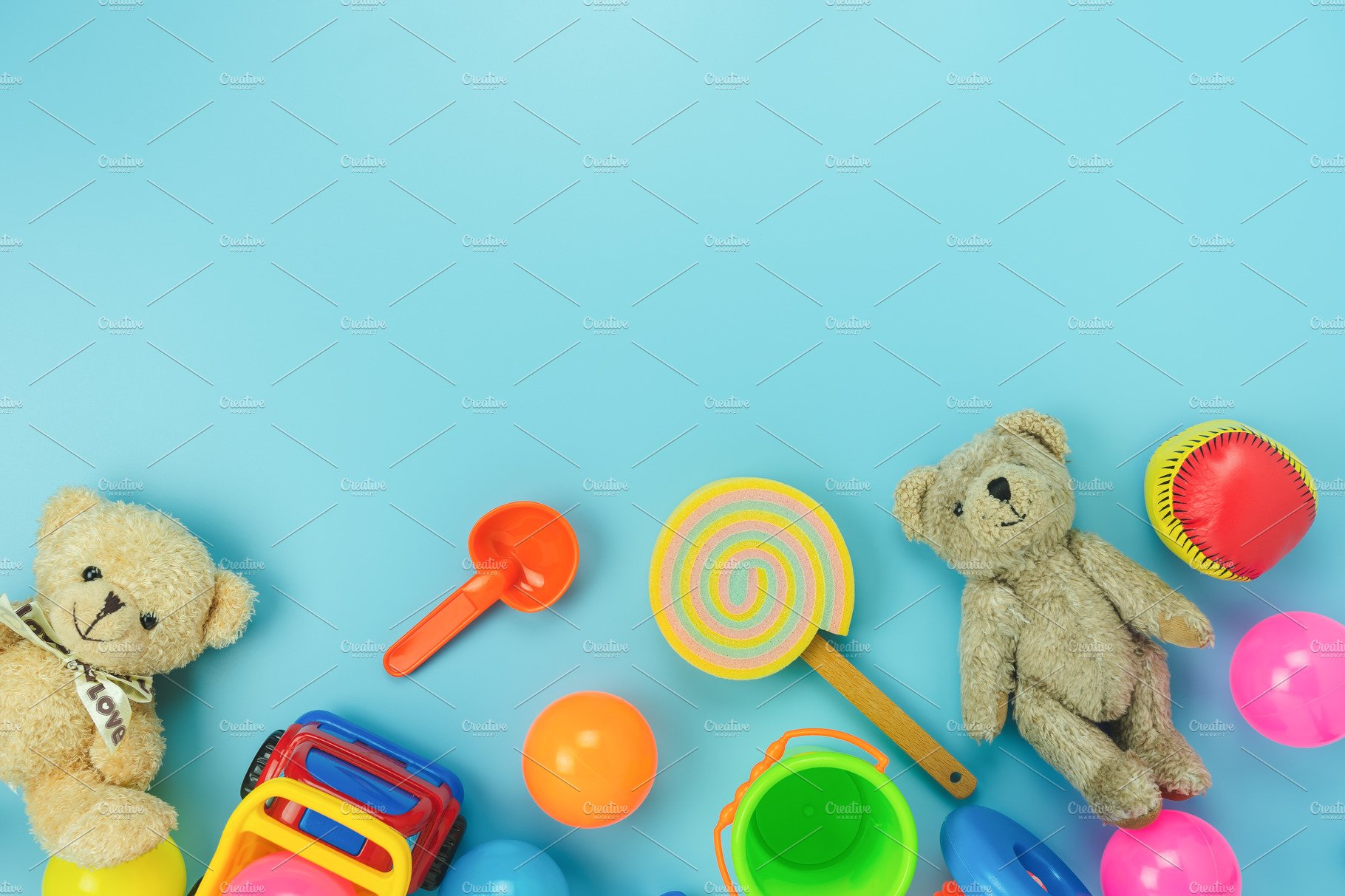 Detail Background Powerpoint Teddy Bear Nomer 42