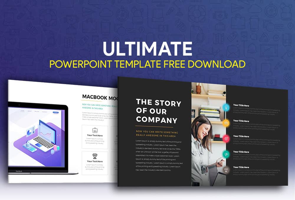 Detail Background Powerpoint Templates Free Download Nomer 27