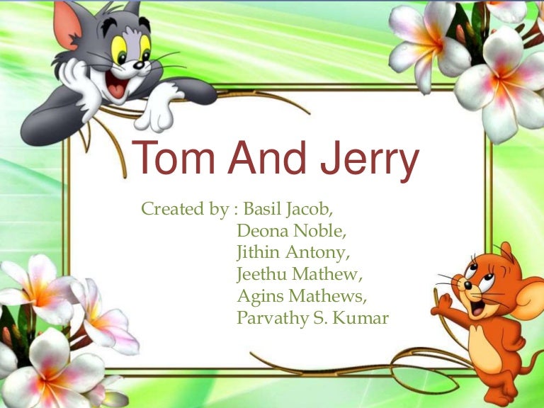Detail Background Powerpoint Tom And Jerry Nomer 26