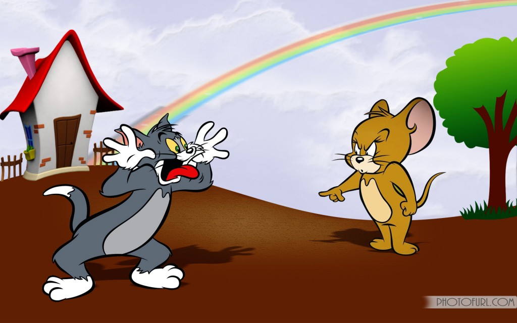 Detail Background Powerpoint Tom And Jerry Nomer 38