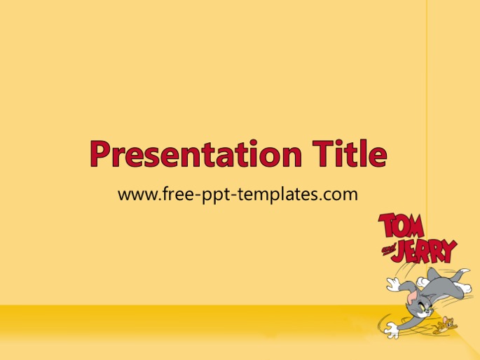 Detail Background Powerpoint Tom And Jerry Nomer 7