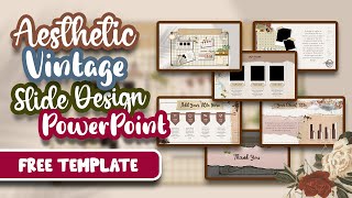 Detail Background Powerpoint Vintage Nomer 45