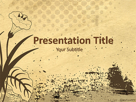 Detail Background Powerpoint Vintage Nomer 49