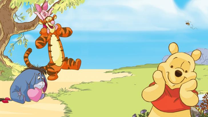 Detail Background Powerpoint Winnie The Pooh Bergerak Nomer 24