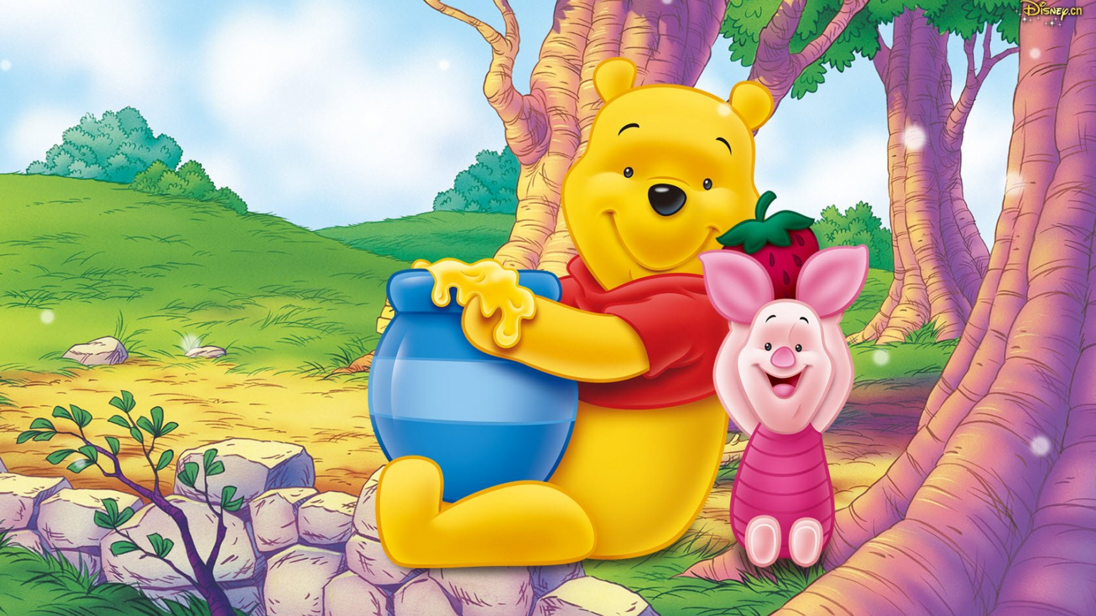 Detail Background Powerpoint Winnie The Pooh Bergerak Nomer 34