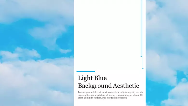 Detail Background Ppt Aesthetic Blue Nomer 30