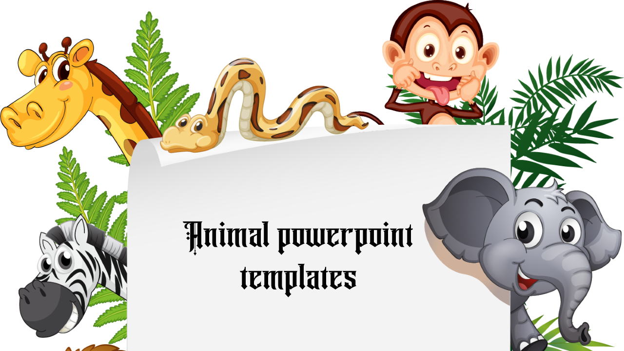 Detail Background Ppt Animals Nomer 23
