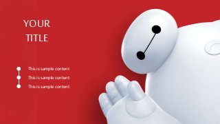 Detail Background Ppt Baymax Nomer 3