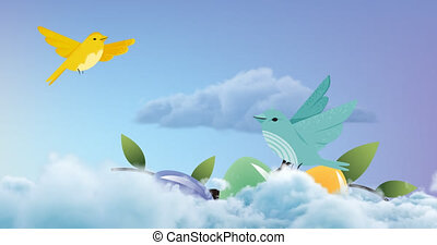 Detail Background Ppt Burung Nomer 29