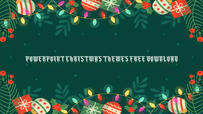 Detail Background Ppt Christmas Nomer 3