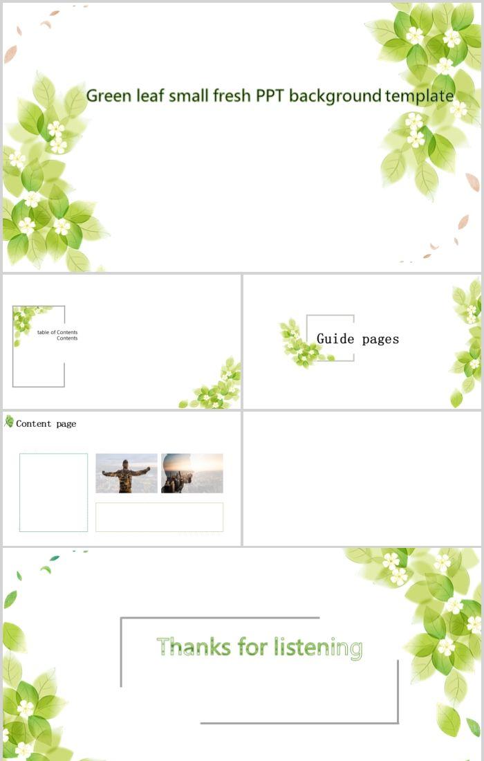 Download Background Ppt Daun Nomer 28