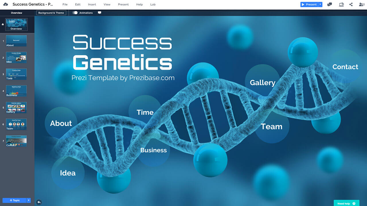 Detail Background Ppt Dna Nomer 16