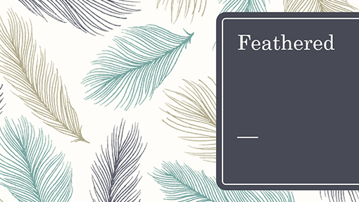 Background Ppt Feather - KibrisPDR