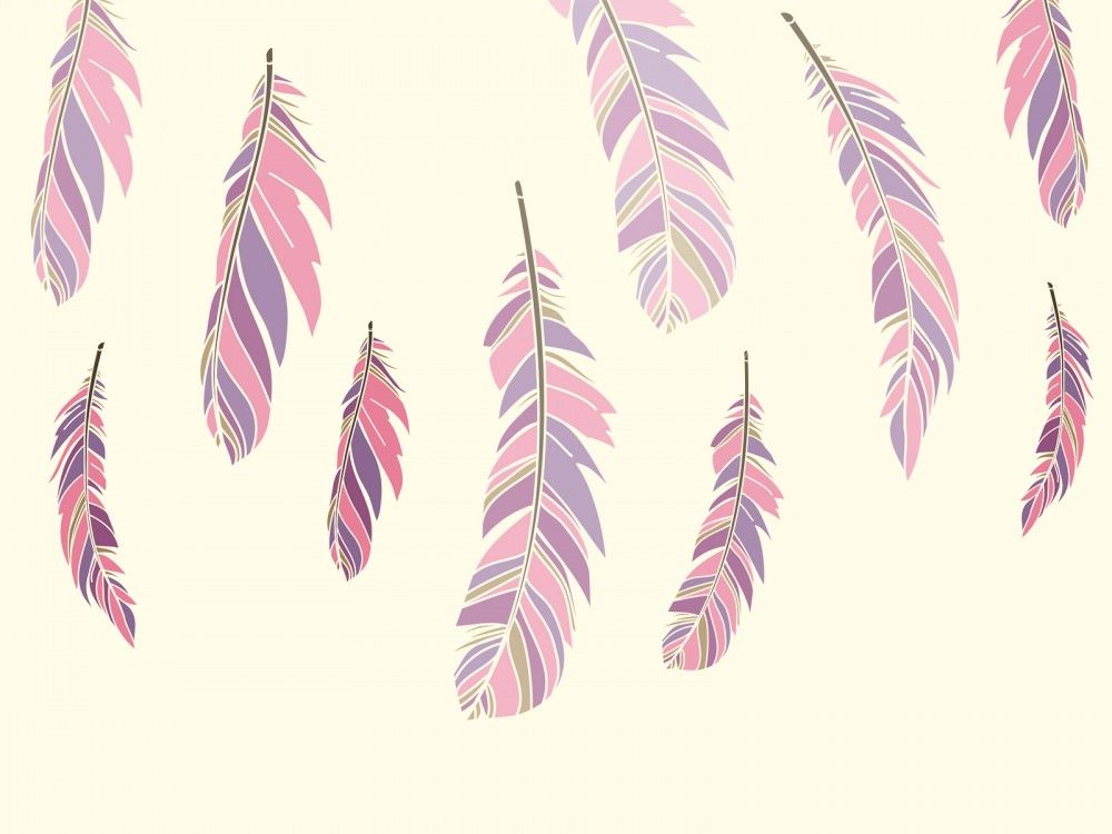 Detail Background Ppt Feather Nomer 3