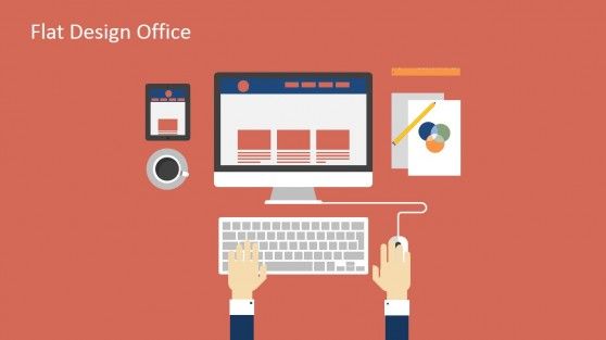 Detail Background Ppt Flat Design Nomer 26