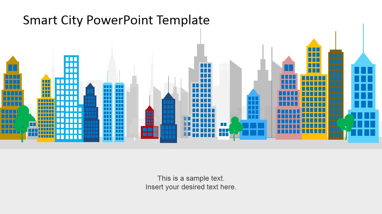 Detail Background Ppt Flat Design Nomer 27