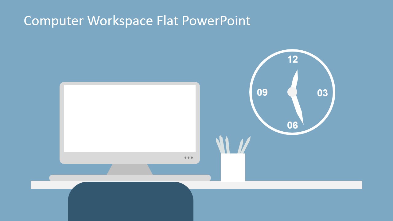 Detail Background Ppt Flat Design Nomer 45