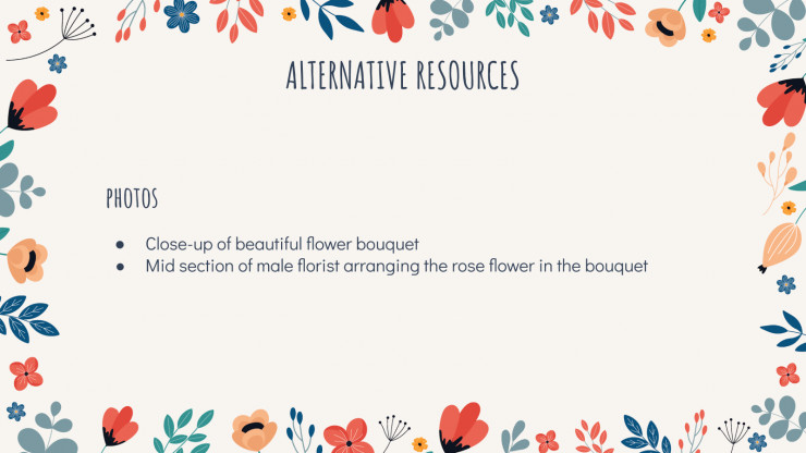 Detail Background Ppt Floral Nomer 5