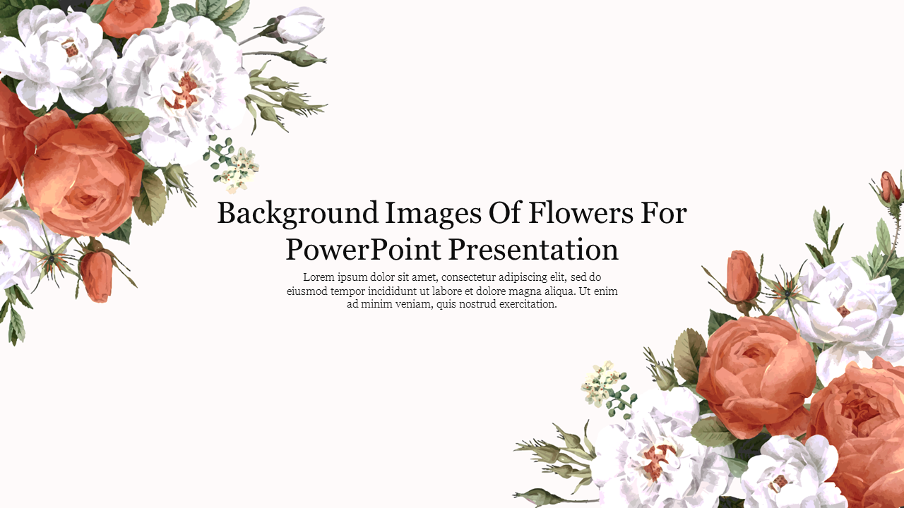 Detail Background Ppt Flower Nomer 47