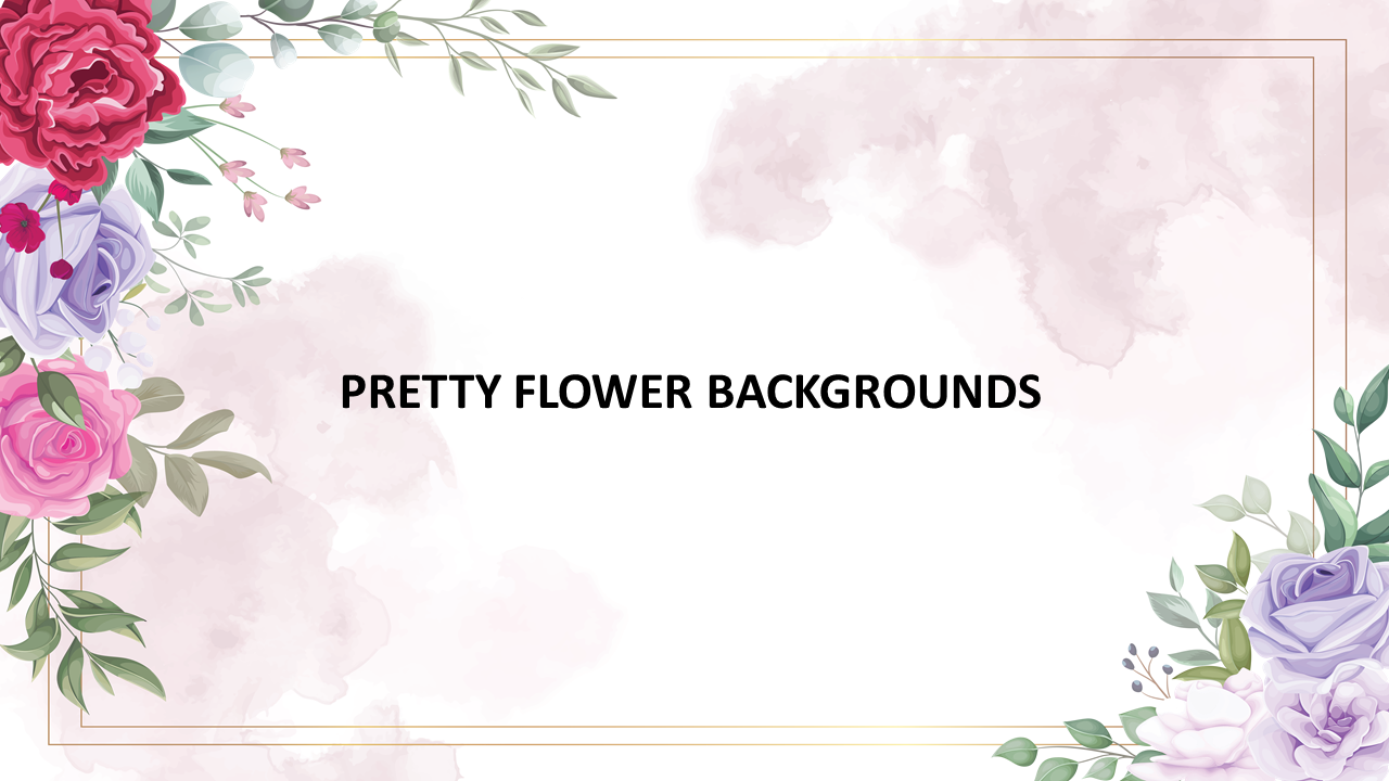 Detail Background Ppt Flower Nomer 50