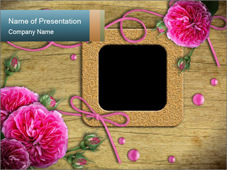 Detail Background Ppt Flower Vintage Nomer 26