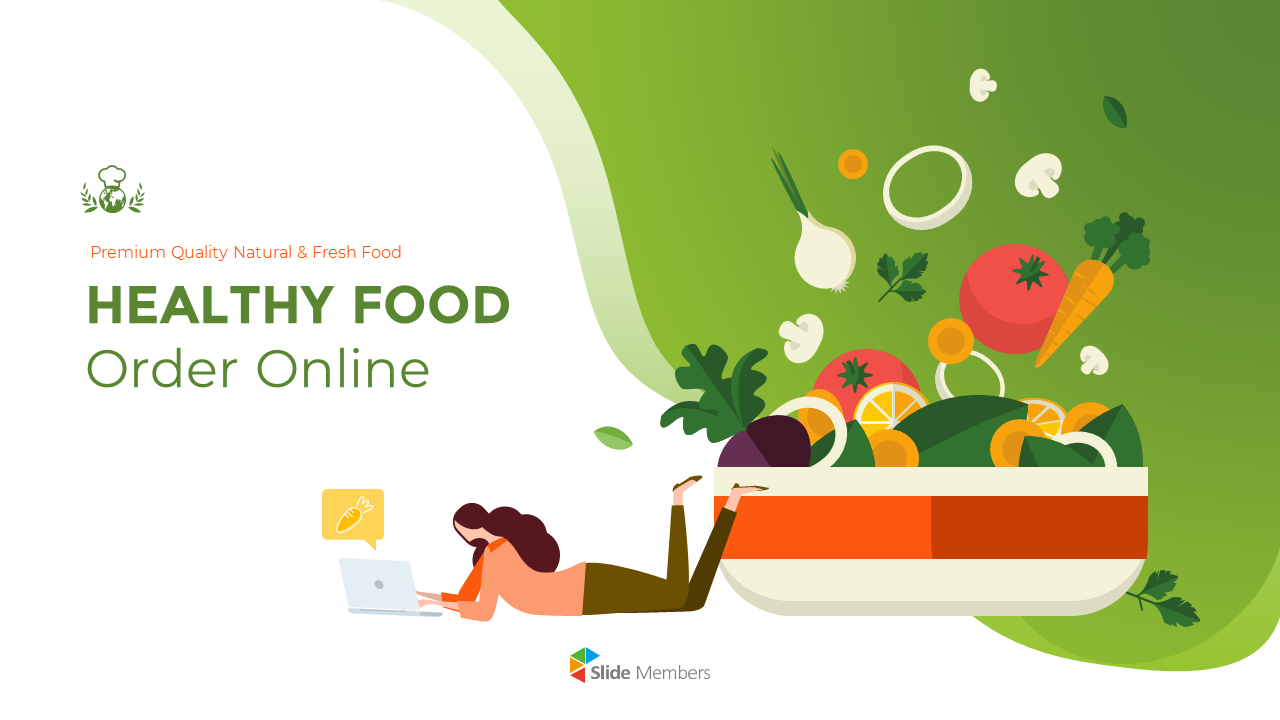 Detail Background Ppt Food Nomer 45