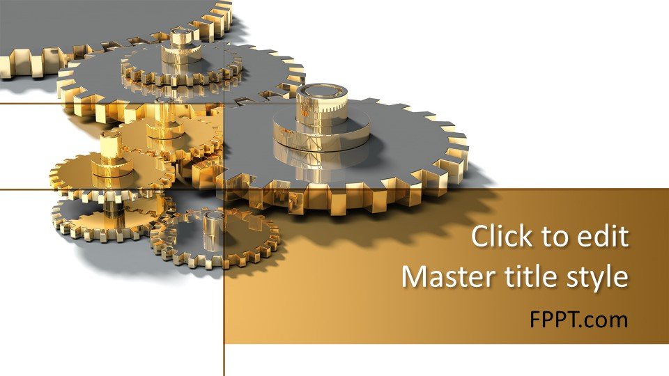 Detail Background Ppt Gold Nomer 36