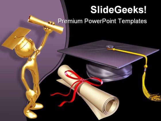 Detail Background Ppt Graduation Nomer 42