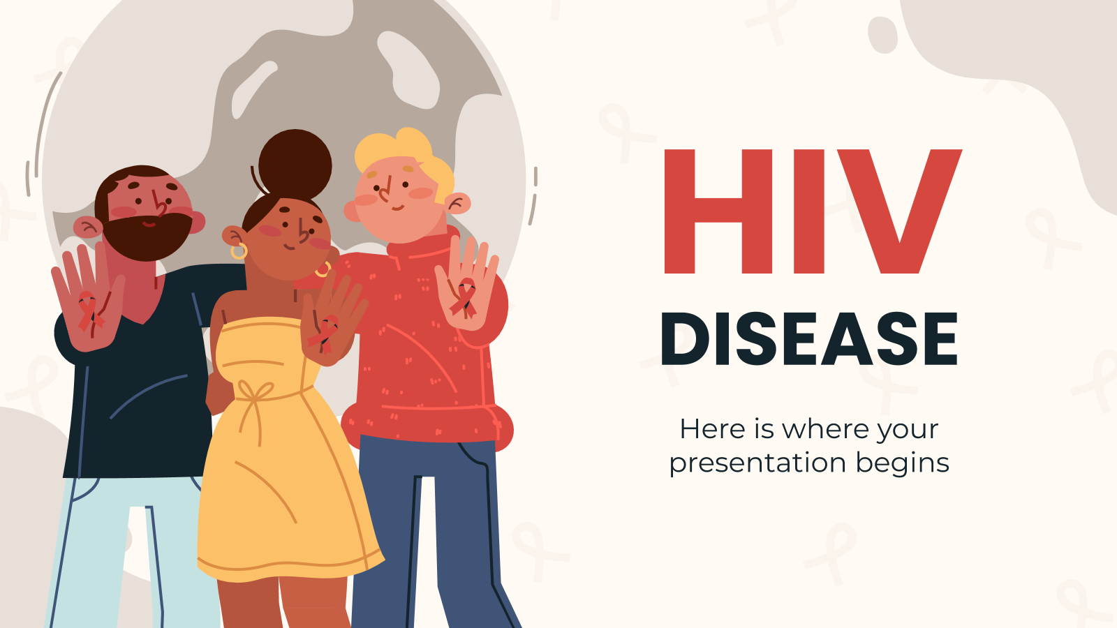 Detail Background Ppt Hiv Nomer 50