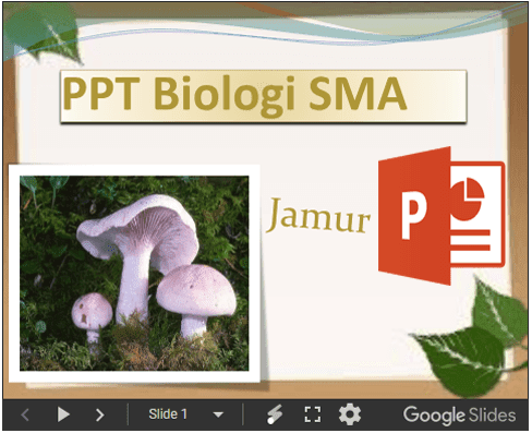 Detail Background Ppt Jamur Nomer 31
