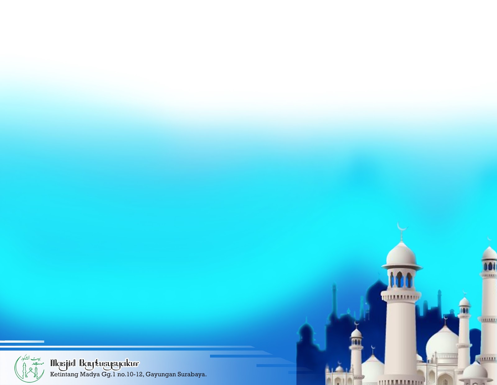 Detail Background Ppt Masjid Nomer 16