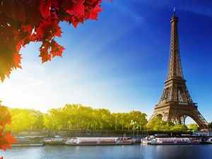 Detail Background Ppt Menara Eiffel Nomer 11