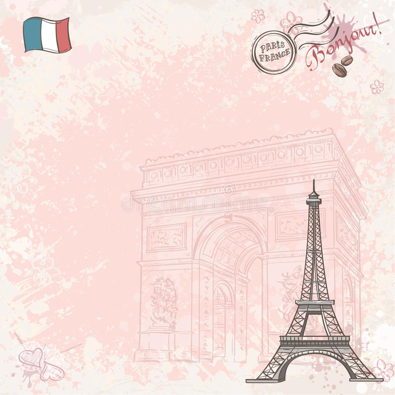 Detail Background Ppt Menara Eiffel Nomer 13