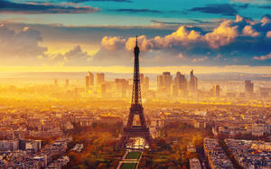 Detail Background Ppt Menara Eiffel Nomer 19