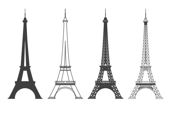 Detail Background Ppt Menara Eiffel Nomer 24
