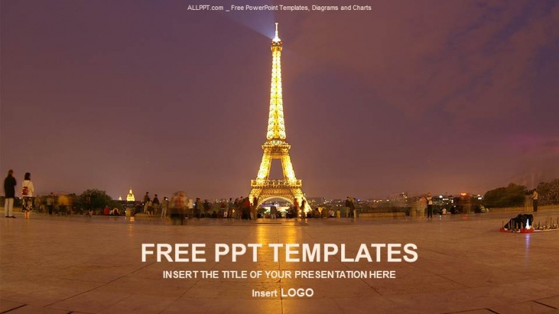 Detail Background Ppt Menara Eiffel Nomer 49