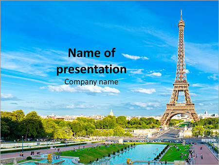 Detail Background Ppt Menara Eiffel Nomer 7