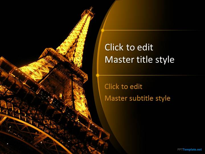 Detail Background Ppt Menara Eiffel Nomer 9