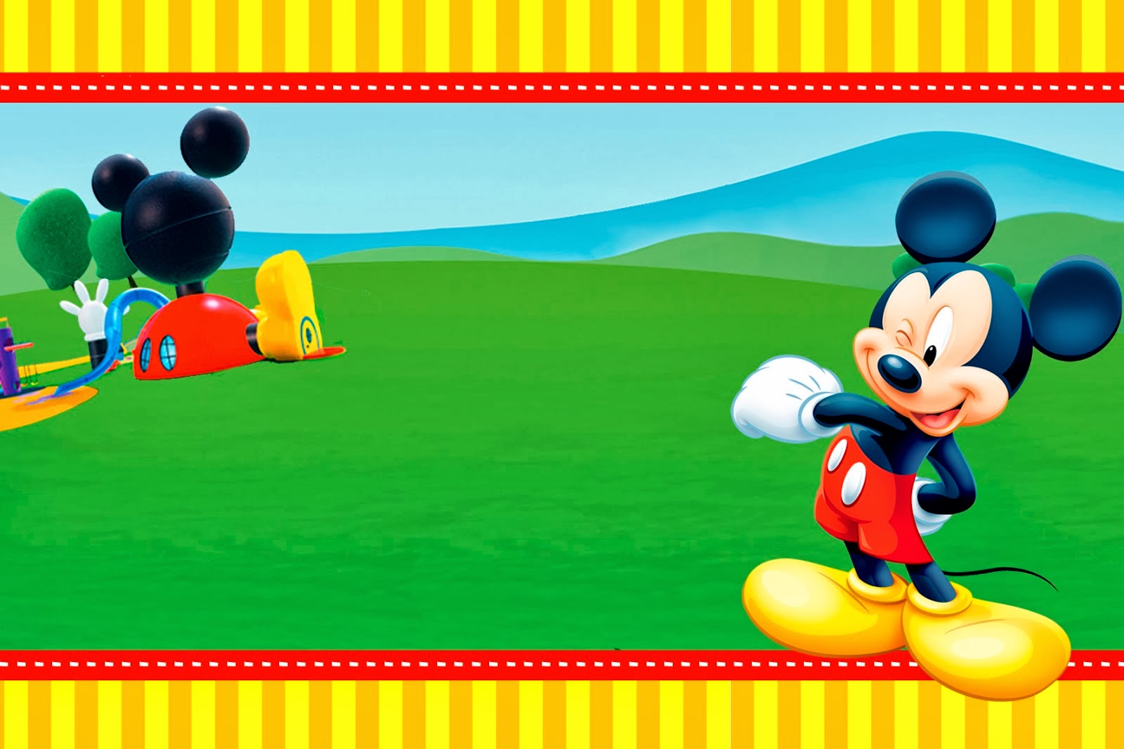 Detail Background Ppt Mickey Mouse Nomer 27