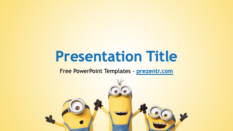 Detail Background Ppt Minions Nomer 3