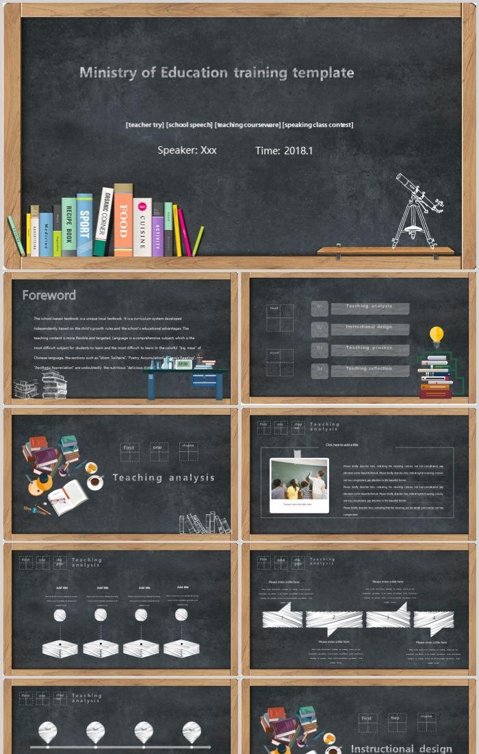 Detail Background Ppt Papan Tulis Nomer 23