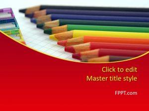 Detail Background Ppt Pensil Nomer 11