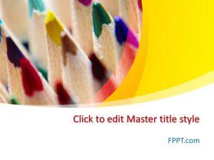 Detail Background Ppt Pensil Nomer 28
