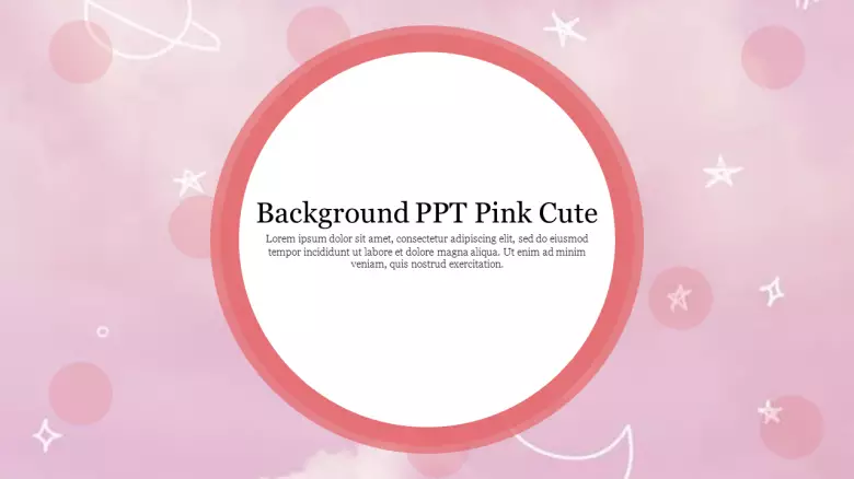 Detail Background Ppt Pink Cute Nomer 15