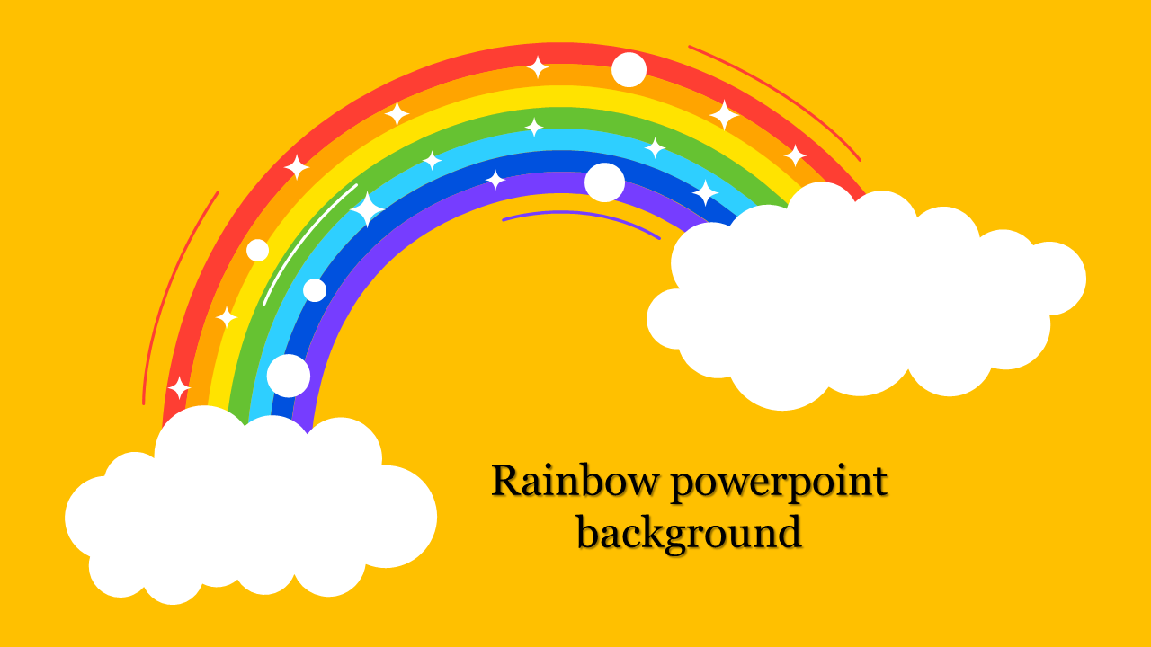 Detail Background Ppt Rainbow Nomer 2