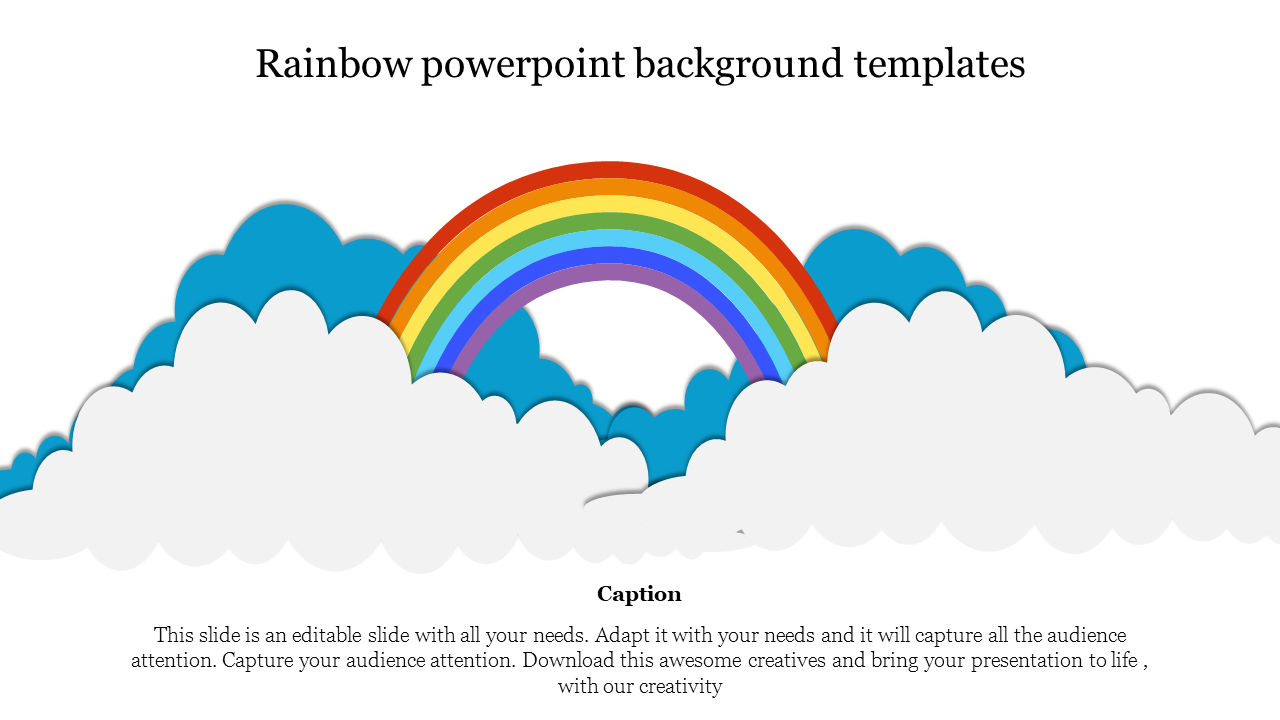 Detail Background Ppt Rainbow Nomer 14