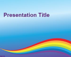 Detail Background Ppt Rainbow Nomer 28