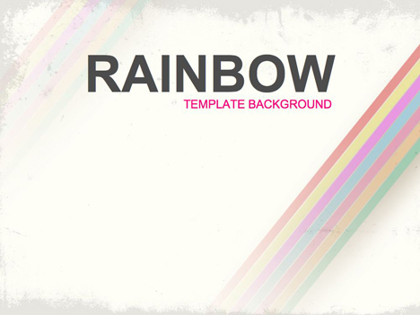 Detail Background Ppt Rainbow Nomer 32