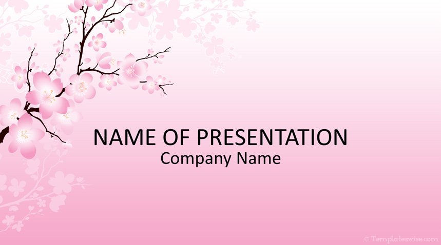 Detail Background Ppt Sakura Nomer 20